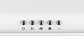 Απεικονίζεται ο πίνακας ελέγχου του απορροφητήρα.